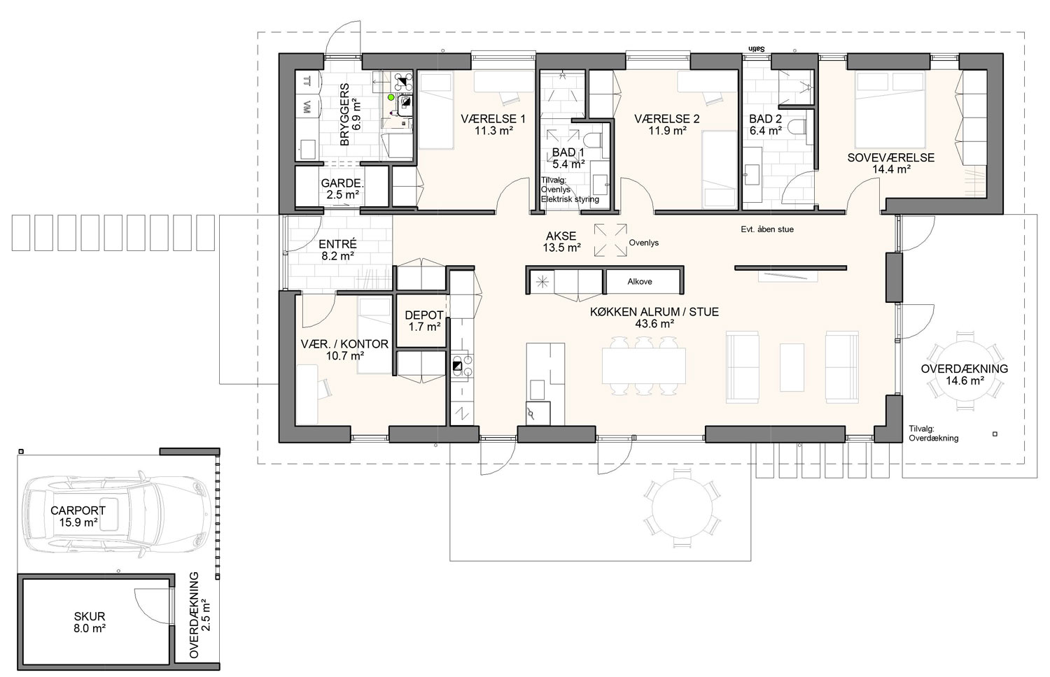Plantegning Villa Akse 165 (1)
