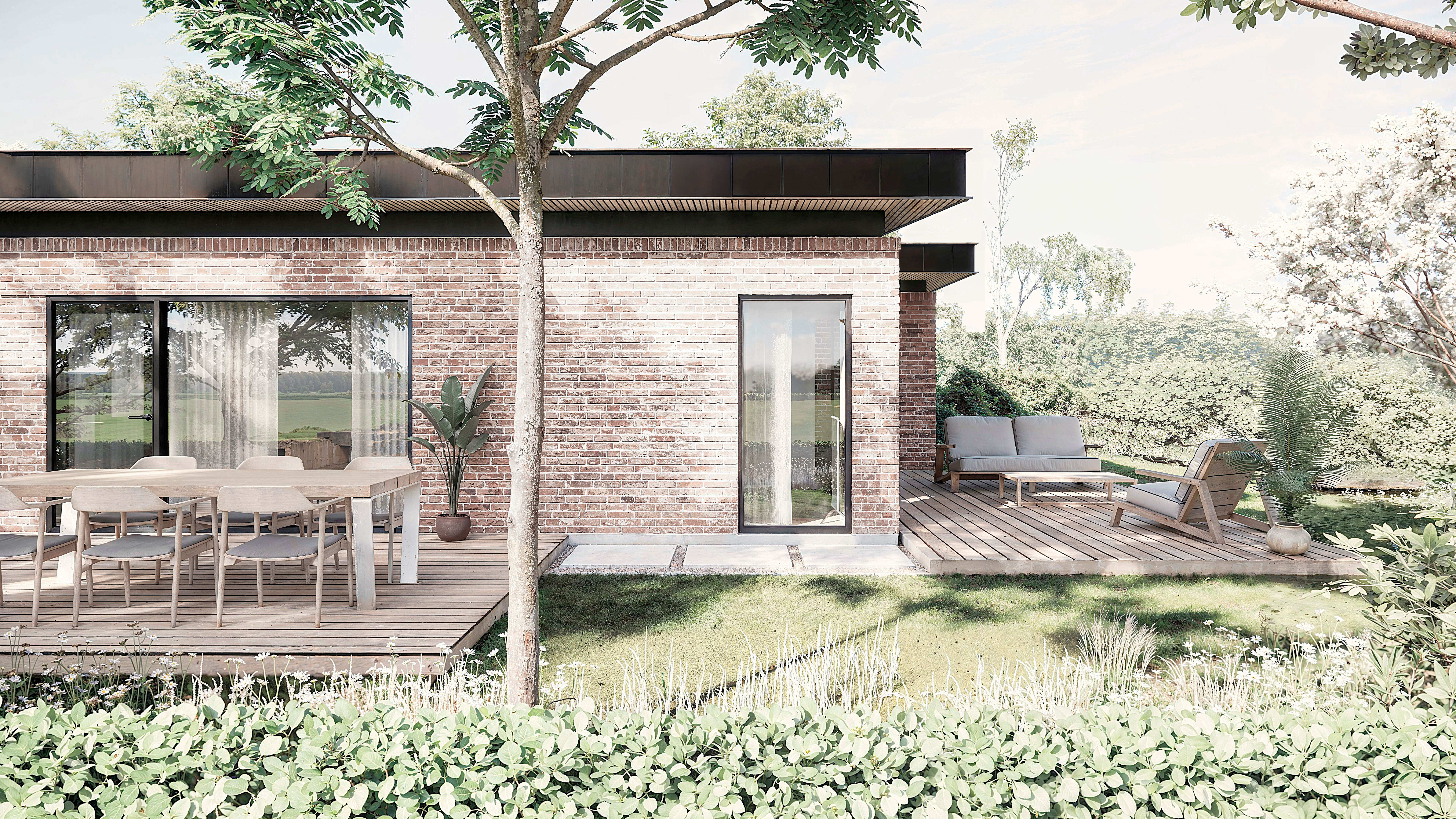 Akse Uden Overdaekket Terrasse