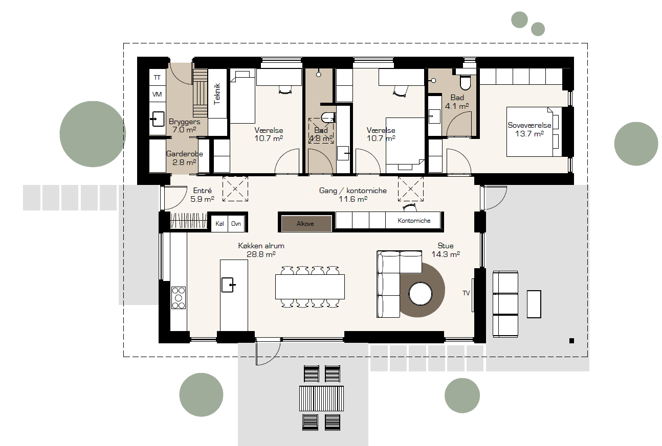 Villa Akse 140 m2