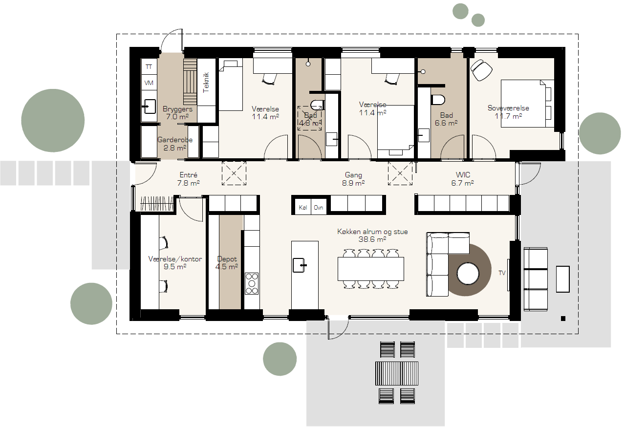 Villa Akse 160 m2