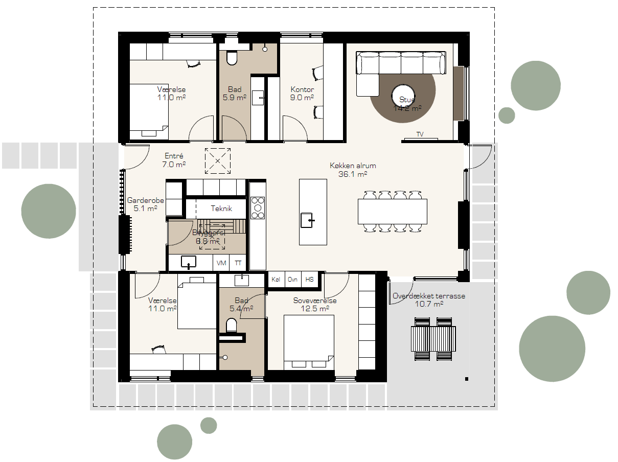 Villa Kvadrat 150 m2