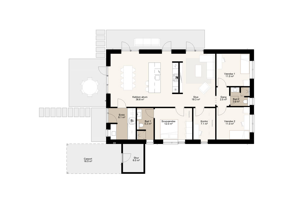 Funkis 140 m2