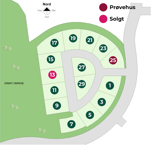 Bebyggelseplan Kloevernegn Solgte