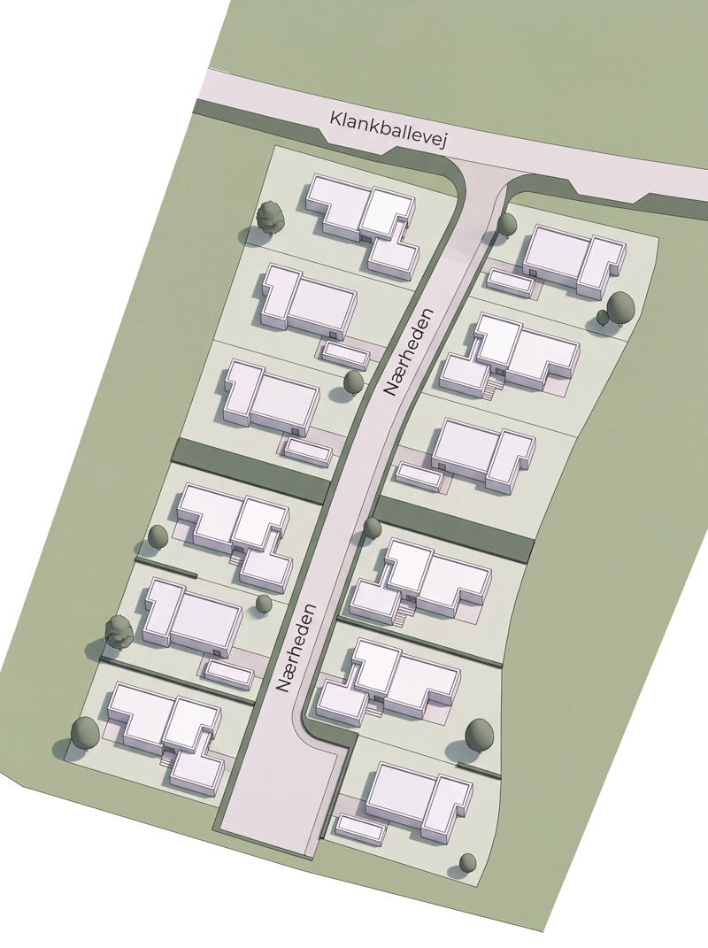 Beliggenhedsplan over Nærheden