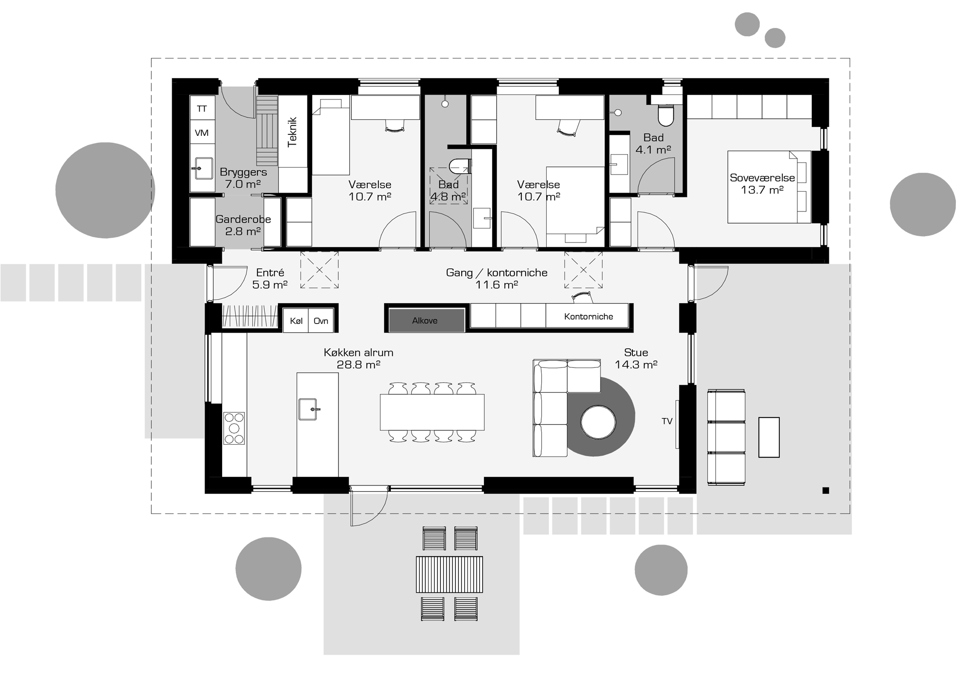 Villa Akse 140 m2