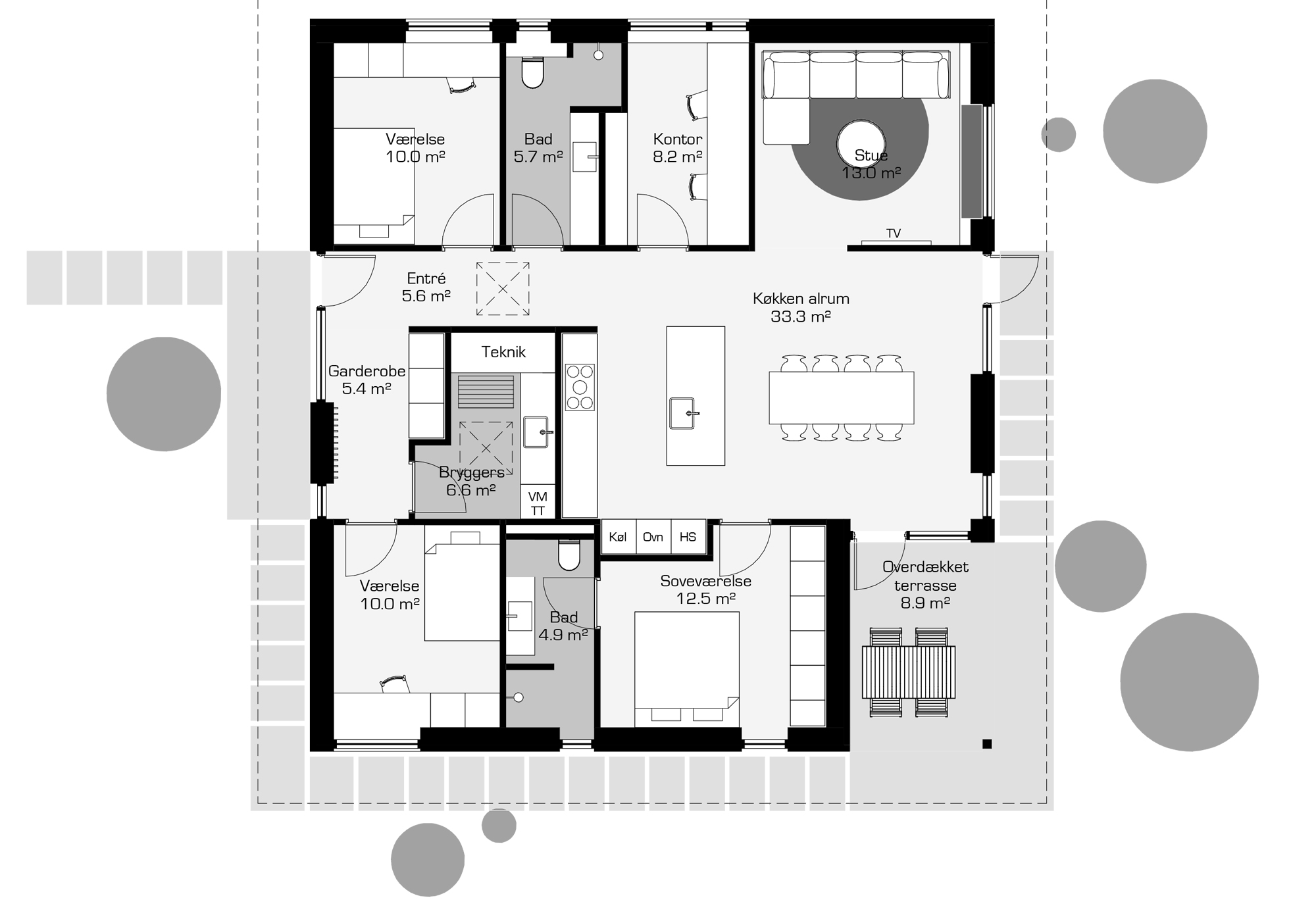Villa Kvadrat 140 m2