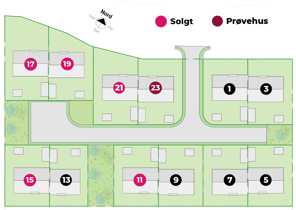 Lind Bebyggelsesplan Solgt Status Juni 2025
