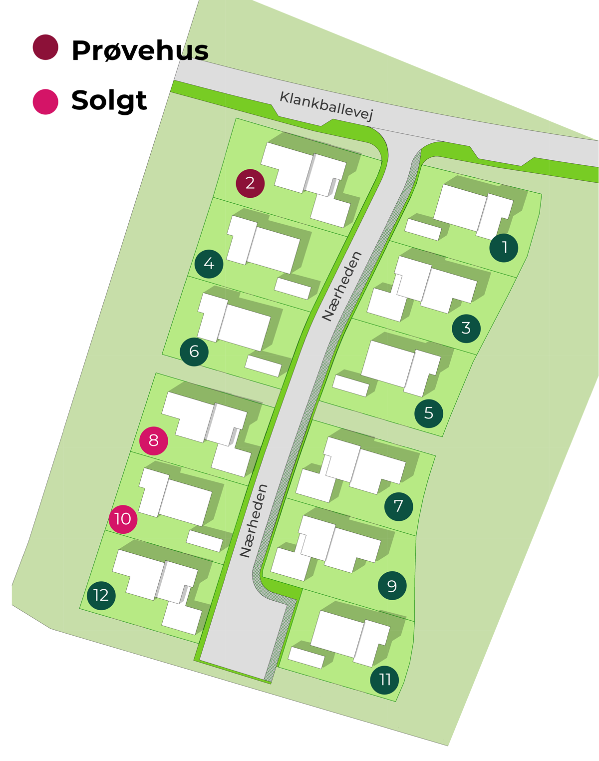 Beliggenhedsplan Solgte