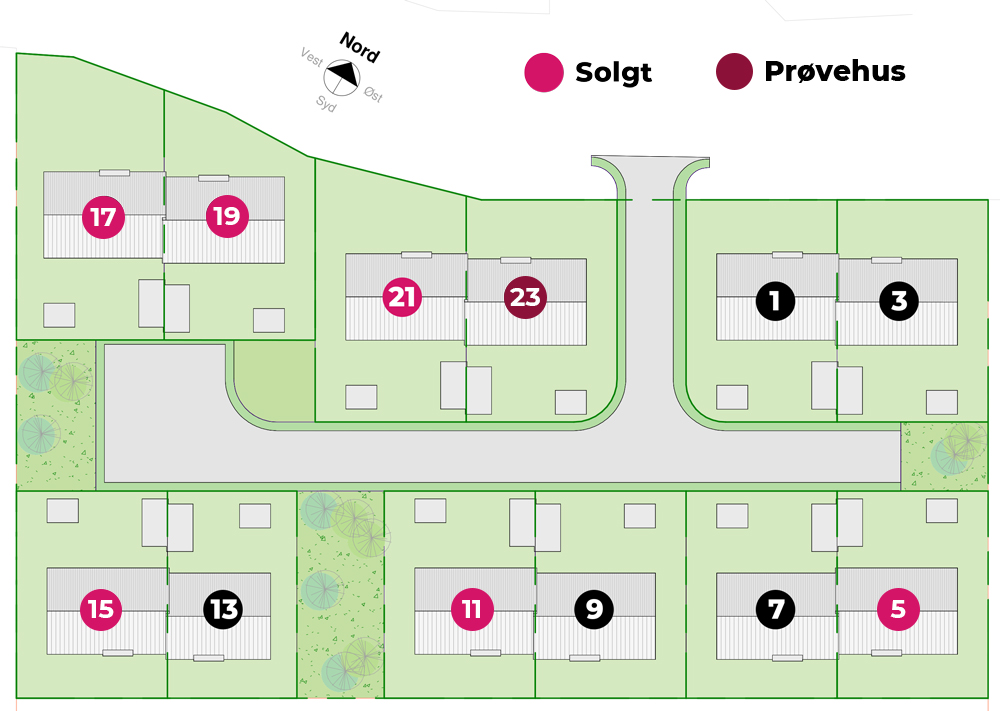 Lind Bebyggelsesplan Solgt Status Juli 2025